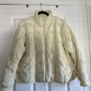 FP Movement by Free People Cream Puffer Jacket